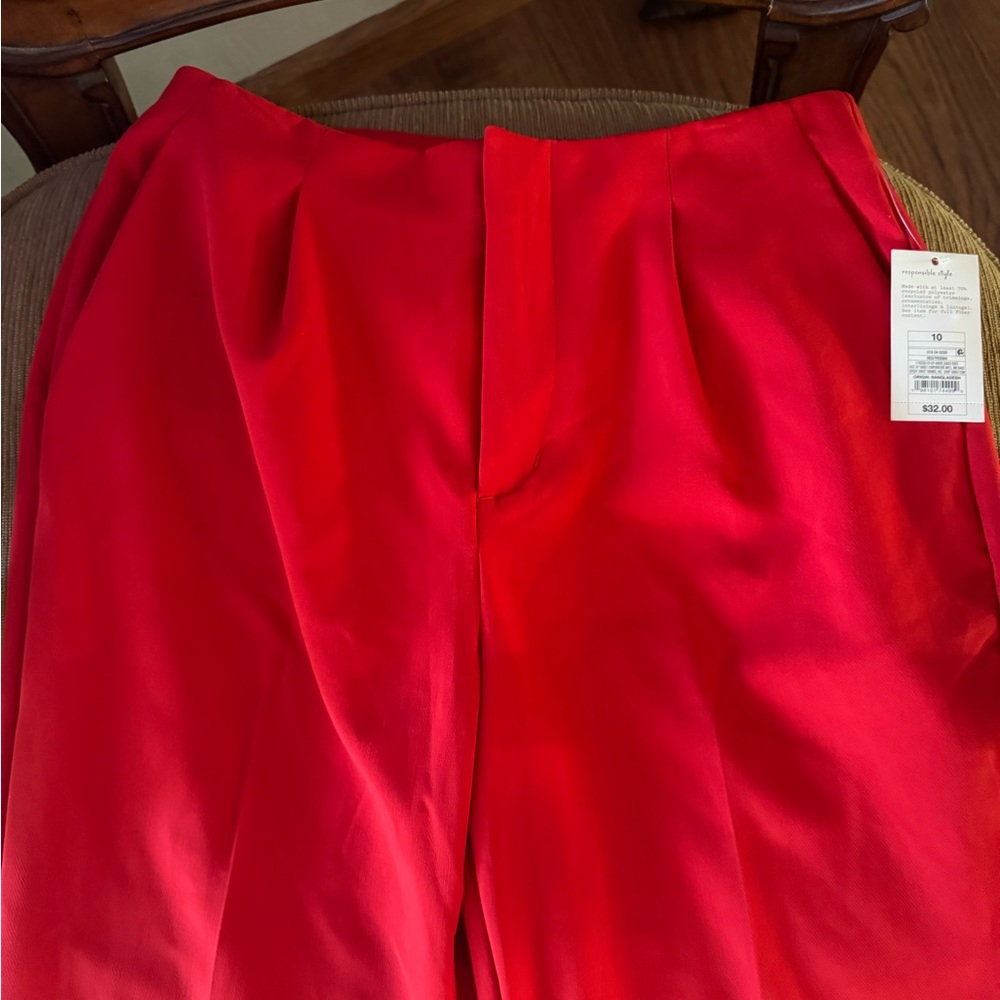 a new day Women's Vibrant Red Pants